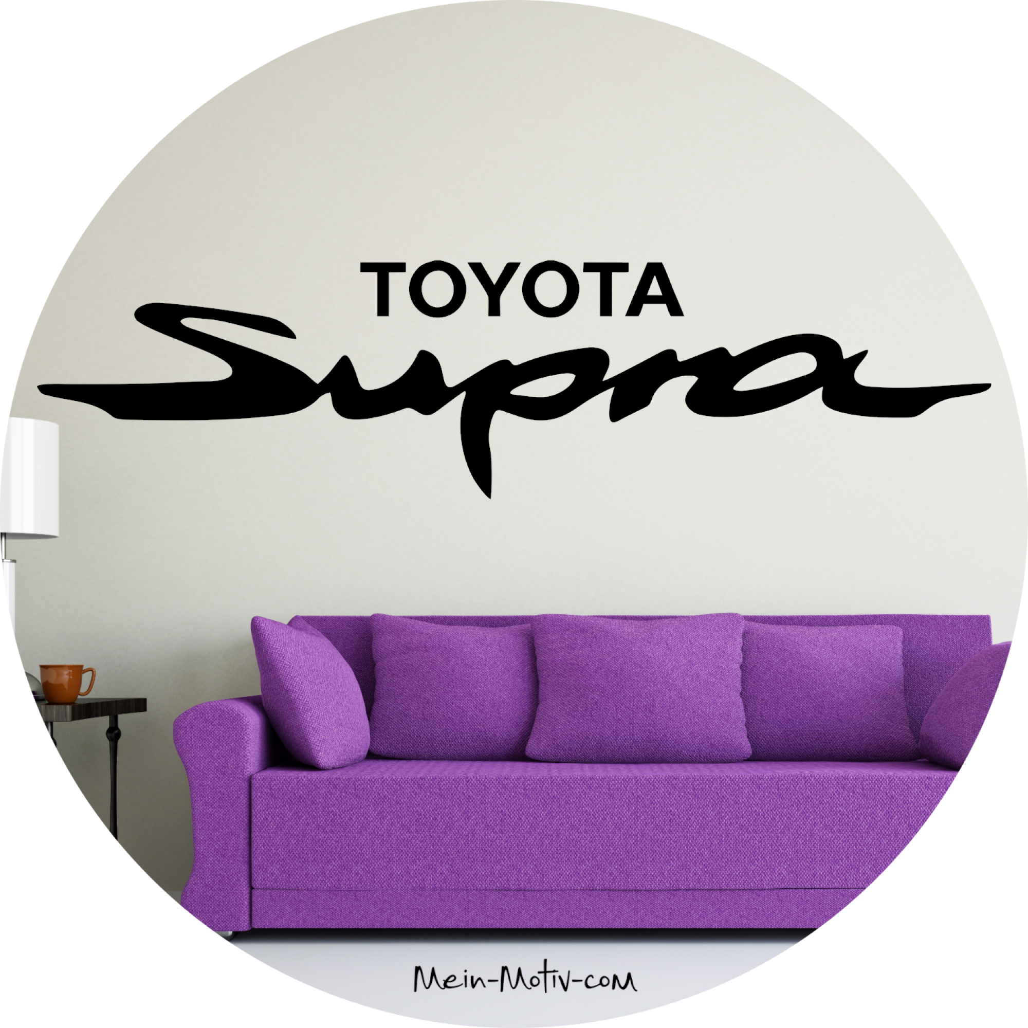 Wandtattoo 46181 Toyota Supra Schriftzug